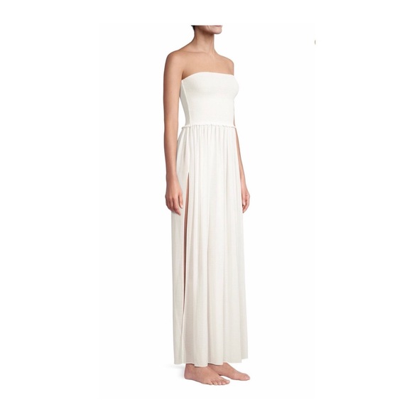WITCHERY▪️White chiffon strapless maxi sundress - Picture 5 of 5